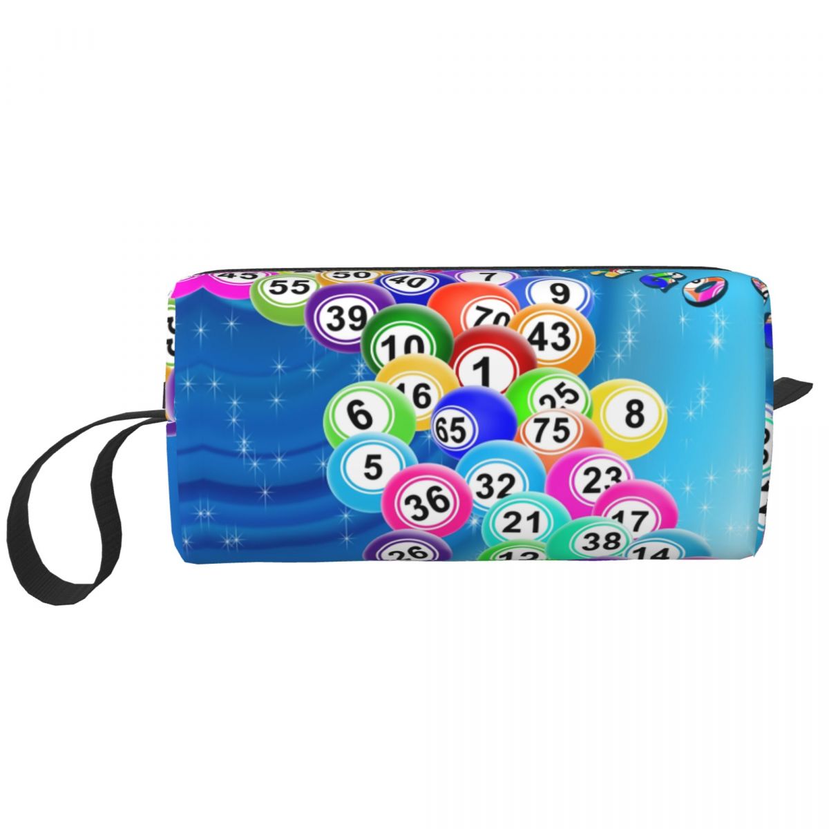 Makeup Beauty Makeup Game - Custom Travel Bingo Balls Toiletry Bag
