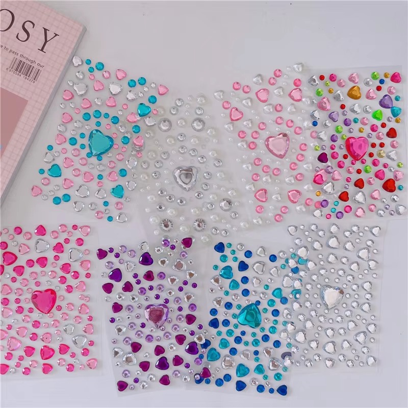 Beauty Gems Makeup - 3D Bright Glitter Stickers for The