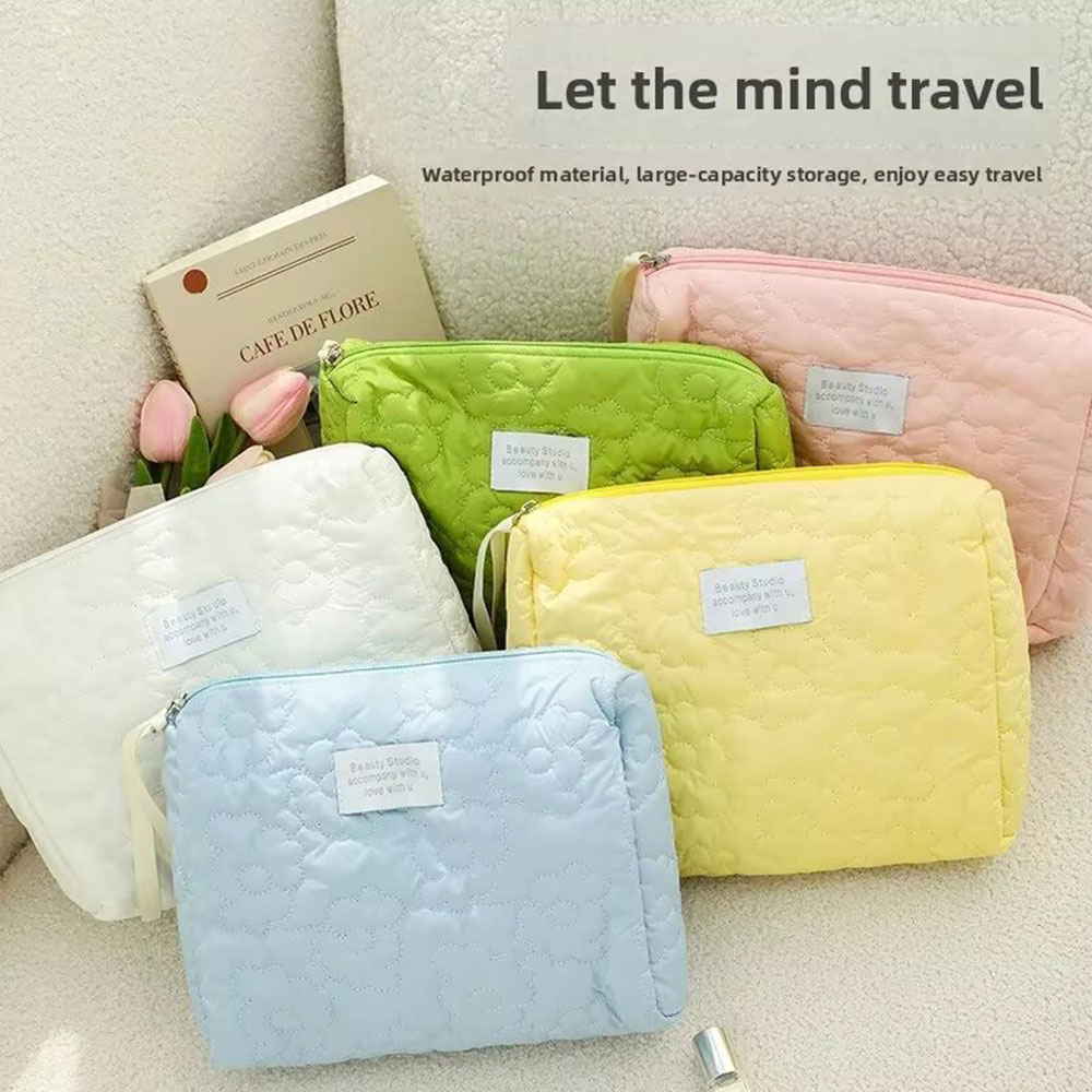 Makeup Organizer - New Flower Pattern Women Makeup Bag