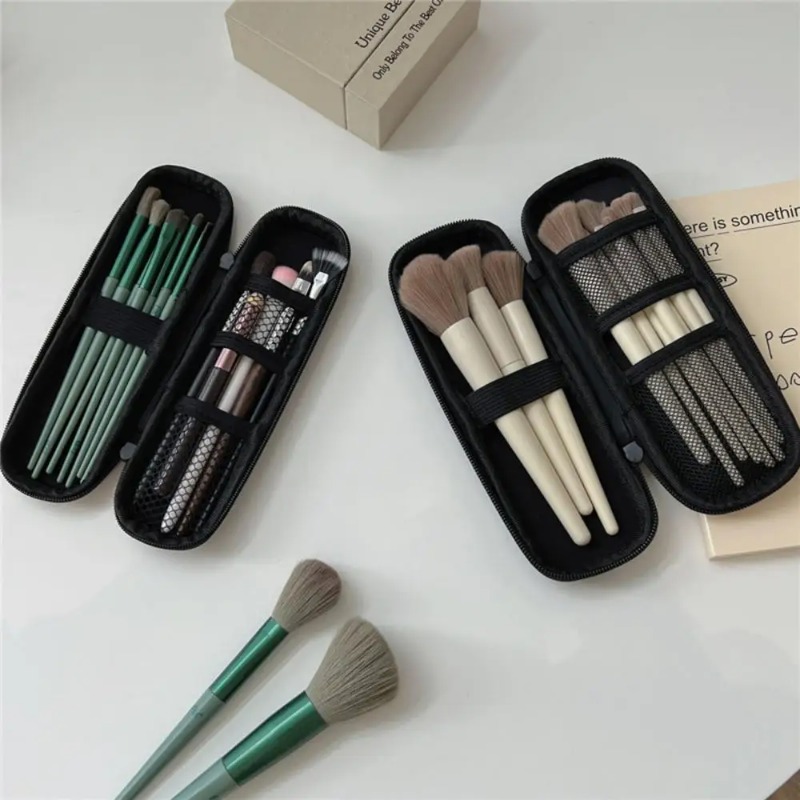 Beauty Bag Makeup - 1pc Black Cosmetic Bag Waterproof Double