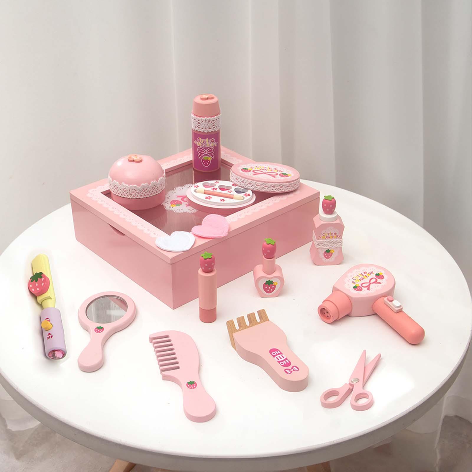 Wooden Makeup Beauty Toy Set L - Makeup Beauty Makeup Game recension och pris