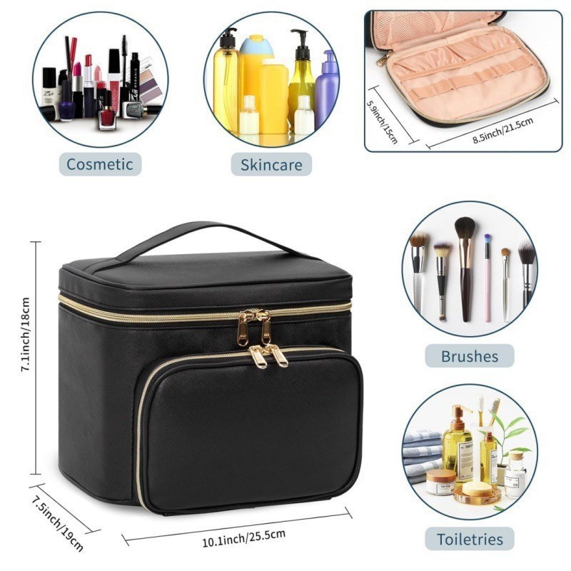 Large-sized Waterproof Makeup  - Beauty Bag Makeup recension och pris
