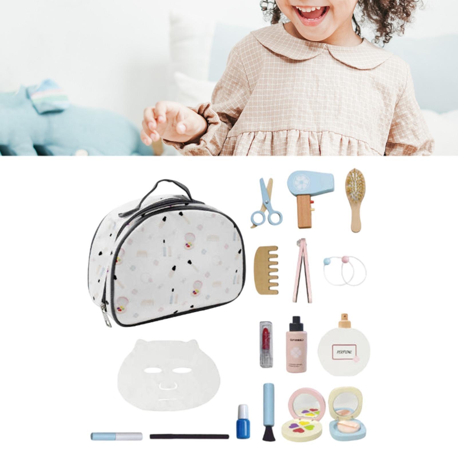 Wooden Makeup Toy Set Role Pla - Makeup Beauty Makeup Game recension och pris