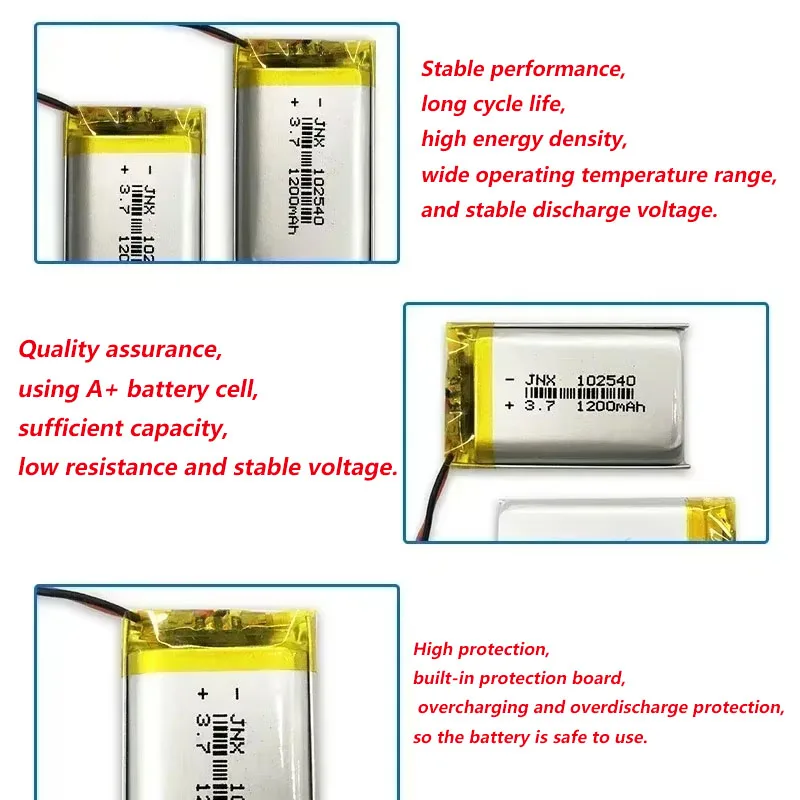 102540 3.7V 1200mAh Polymer Re - Makeup Beauty Makeup Game recension och pris