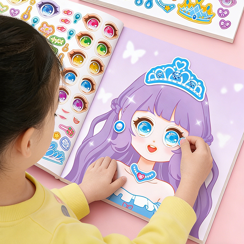 Princess Makeup Stickers, DIY  - Makeup Beauty Makeup Game recension och pris
