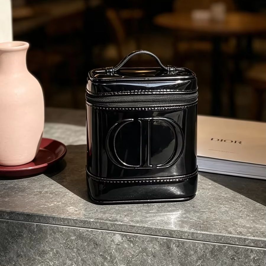 DIORs bag Black Mesh Women Bag - Beauty Bag Makeup recension och pris