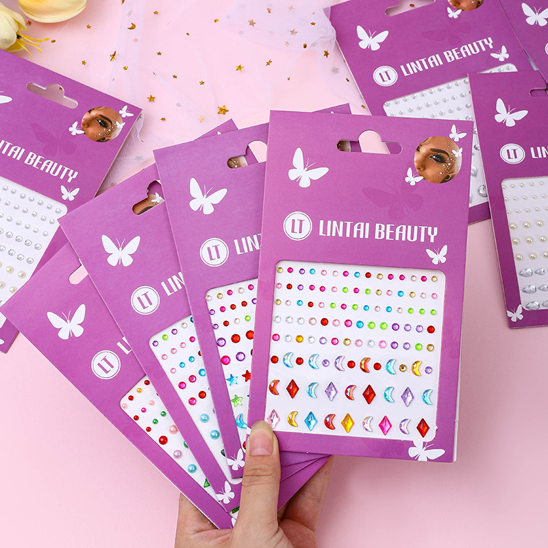 Hot Selling Face Gems Stickers - Beauty Gems Makeup recension och pris