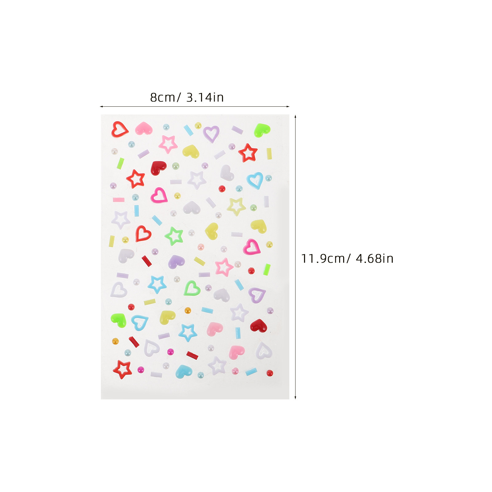 10Sheets Face Rhinestones Stic - Beauty Gems Makeup recension och pris