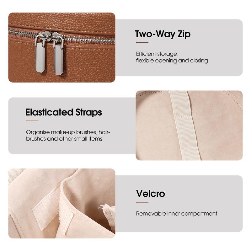 Large Capacity PU Leather Make - Beauty Bag Makeup recension och pris