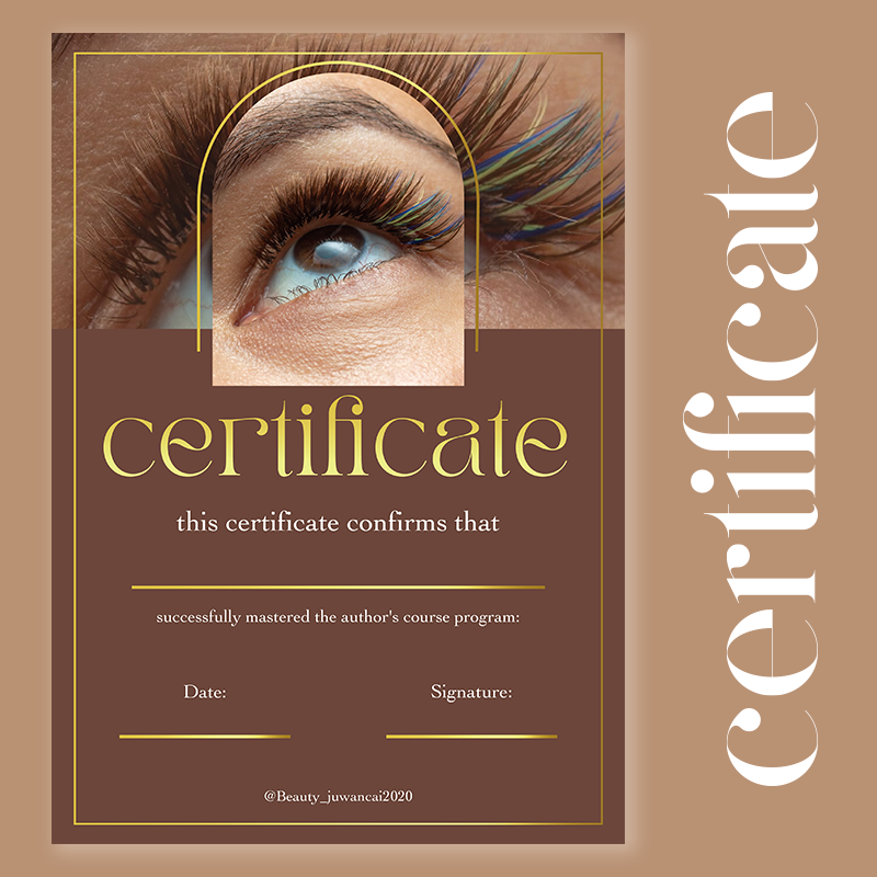 Custom Training Certificates H - Beauty Makeup Certificate recension och pris